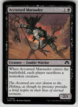 Accursed Marauder Common Modern Horizons 3 80 MTG Near Mint 2024 - Image 1