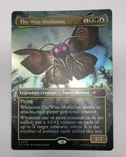 The Wise Mothman Secret Lair Drop Foil NM Never Played MTG Magic Fallout 2455 - Image 1