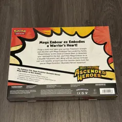 Pokemon TCG Ascended Heroes Mega Emboar Ex Box. Brand New & Sealed - Image 2