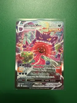 Pokemon TCG Gengar VMAX 271/264 Fusion Strike Secret Rare Holo Alt Art - Image 2