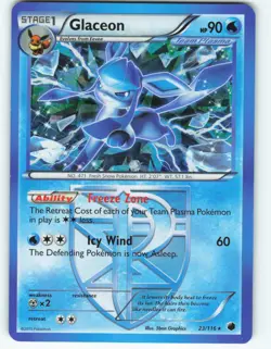 Glaceon - Cracked Ice Holo - 23/116 Plasma Freeze - Pokemon TCG - 2013 - Image 1