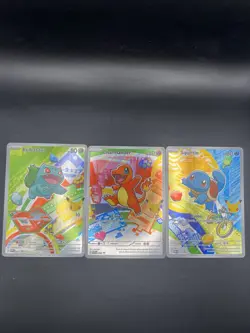 Pokemon TCG First Partner Illustration Collection Series 1 Kanto GEN 1 Starters - Image 1