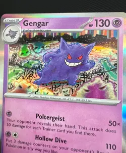 Pokemon Gengar Scarlet and Violet 151 094/165 Holo - Image 1