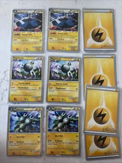 2011 Pokemon World Championships Gustavo Wada Magneton, Magnemite, Magnezone Lot - Image 1