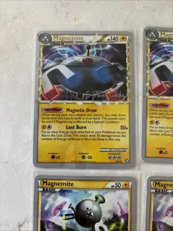 2011 Pokemon World Championships Gustavo Wada Magneton, Magnemite, Magnezone Lot - Image 2