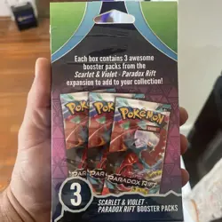 Pack of 3 Scarlet & Violet - Paradox Rift Booster Packs. New Seal. Pokemon TCG - Image 3