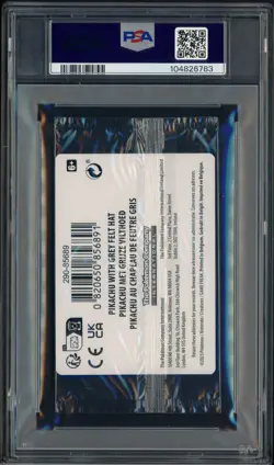 Pokemon Pikachu with Grey Felt hat Van Gogh 085 Graded Sealed Promo PSA 10 - Image 3