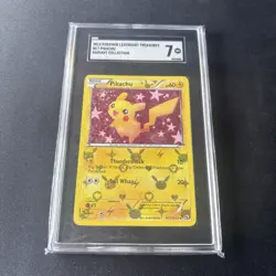 Pikachu RC7 2013 Pokemon Legendary Treasures SGC 7 - Image 1
