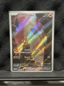 Charmander Illustration Rare 168/165 Pokemon Scarlet & Violet 151 - Image 1