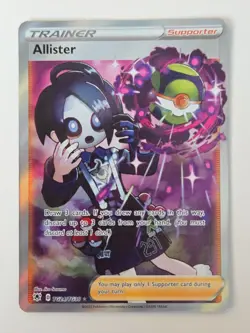 Pokemon Allister TG24/TG30 Ultra Rare - SWSH10: Astral Radiance Trainer Gallery - Image 1