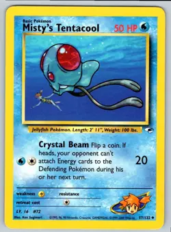 2000 Gym - Heroes Misty’s Tentacool2 Uncommon #57 - Image 1