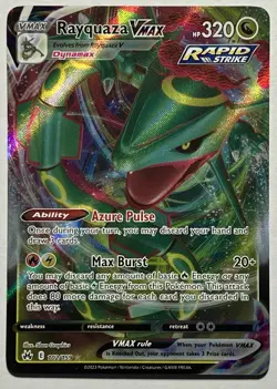 Rayquaza VMAX 102/159 (NM) Ultra Rare Sword & Shield: Crown Zenith 2023 Pokemon - Image 1