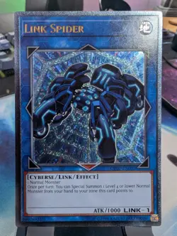 YuGiOh! Link Spider OP07-EN002 Ultimate Rare - Image 1