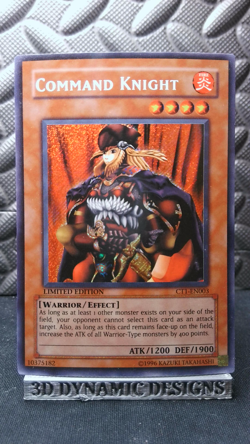 | Yugioh Command Knight CT1-EN003 Secret Rare 2004 Collectors Tin NM- 🔥 | - Image 1