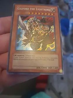 Yugioh Gilford The Lightning CT2-EN001 Limited Edition Secret Rare NM/LP - Image 3