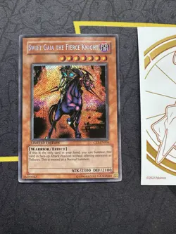Yu-Gi-Oh! Swift Gaia the Fierce Knight CT1-EN004 Limited Secret Rare 046💎NM💎 - Image 1