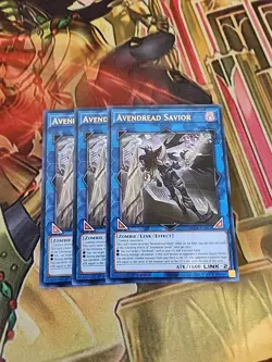 3X Avendread Savior - BLCR-EN091 - Ultra Rare - 1st Edition - NM Yugioh - Image 1