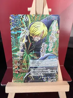 Sanji - 2 - NM - God Omega Rare - Miracle Battle Carddass - One Piece - A2-22 - Image 1