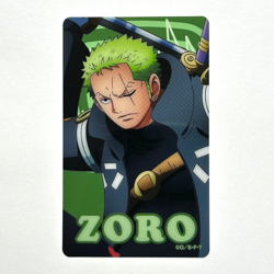 S5420 Roronoa Zoro Japanese One Piece Memorial Collection Clear Card M4 - Image 1