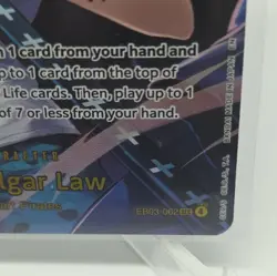 Trafalgar Law EB03-062 Extra Booster: One Piece Heroines Edition SEC Foil - Image 5