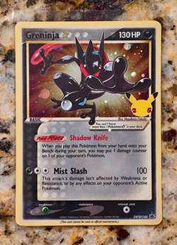 Greninja Gold Star SWSH144 Pokemon Celebrations Black Star Promo NM - Image 1