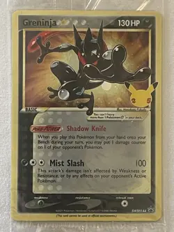 Greninja Gold Star Sealed Promo SWSH144 Celebrations Black Star Promo Pokemon - Image 2