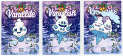 VANILLITE, VANILLISH, VANILLUXE - Star Holo - Prisma Christmas Cards - Pokemon - Image 1