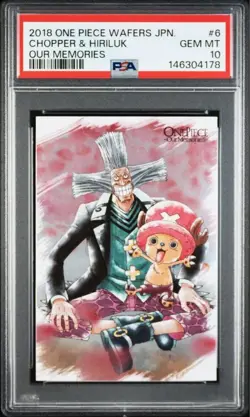 One Piece Chopper HilliluK PSA10 Trading Card Wafer Card Authentic - Image 3