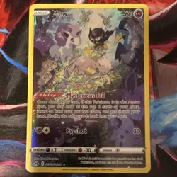 Pokemon Mew GG10/GG70 Crown Zenith Galarian Gallery Ultra Rare Holo Card - Image 1