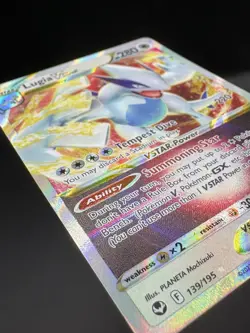 Lugia VSTAR 139/195 Silver Tempest Ultra Rare Holo Pokemon Card NM - Image 3