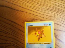 Pokemon 1999 1st Edition Shadowless Base Staryu common card - Image 3