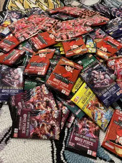 200+ Packs of One Piece Card Game Bulk Lot Cards English - Image 2