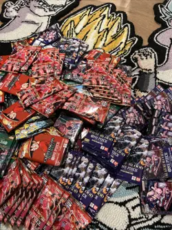 200+ Packs of One Piece Card Game Bulk Lot Cards English - Image 4