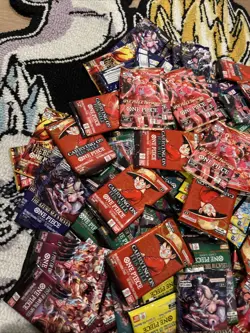200+ Packs of One Piece Card Game Bulk Lot Cards English - Image 5
