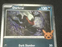 Darkrai 136/197 Trick Or Trade 2024 Rare Cosmos Holo Pokemon TCG Card - Image 3
