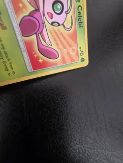 Shining Celebi SM79 Promo Holo Rare Pokemon Card 2017 - MP - Image 3