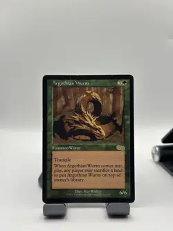 MTG, Argothian Wurm $3 ORDER MIN MP/HP Urza's Saga Regular - Image 1