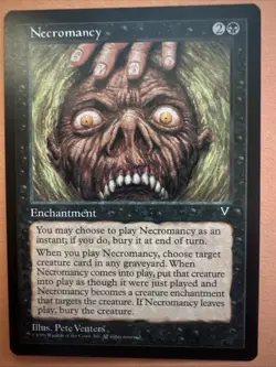 MTG Necromancy Visions - NM - Magic The Gathering - Image 1