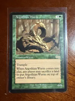 Argothian Wurm R Urza's Saga 236 LP - Image 1