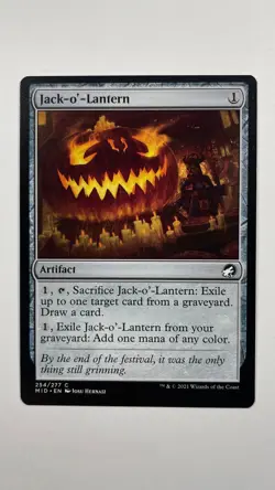 MTG Innistrad Midnight Jack-o'-Lantern 254/277 Magic the Gathering - Image 1