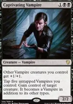 x1 Captivating Vampire R MTG Commander 2017 M/NM, English - Image 1