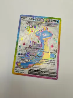Pokemon Karte TCG Lapras EX 158/142 Stellarkrone Holo Rare Deutsch NM - Image 2