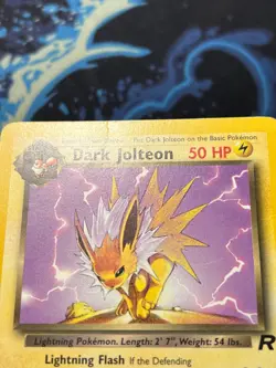 Dark Jolteon 38/82 - Uncommon Team Rocket - WOTC Pokemon Card HP - Image 4