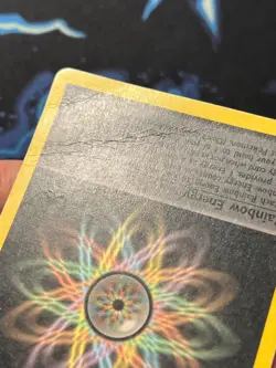 Rainbow Energy 80/82 Rare Team Rocket - WOTC Pokemon Card HP - Image 3