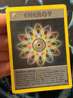 Rainbow Energy 80/82 Rare Team Rocket - WOTC Pokemon Card HP - Image 4