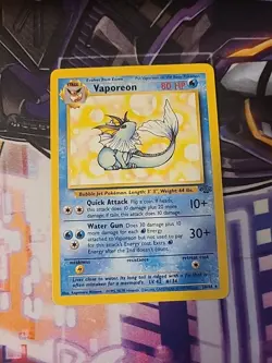 Vaporeon - 28/64 - Jungle - Rare - Nm - Pokemon - Image 1