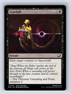 4X Gravkill #103 Regular Common Instant MTG 2025 Edge of Eternities (EOE) 4X - Image 1
