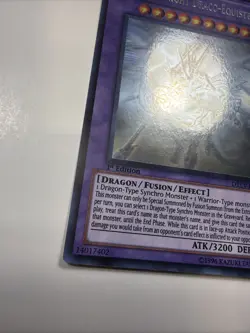 USA Seller Yugioh Dragon Knight Draco-Equiste DREV-EN038 1st Ed Ghost Rare VLP - Image 2