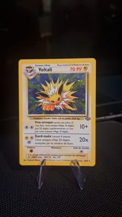 Jolteon Voltali 4/64 Jungle Holo Pokemon Card French - Image 1