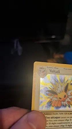 Jolteon Voltali 4/64 Jungle Holo Pokemon Card French - Image 3